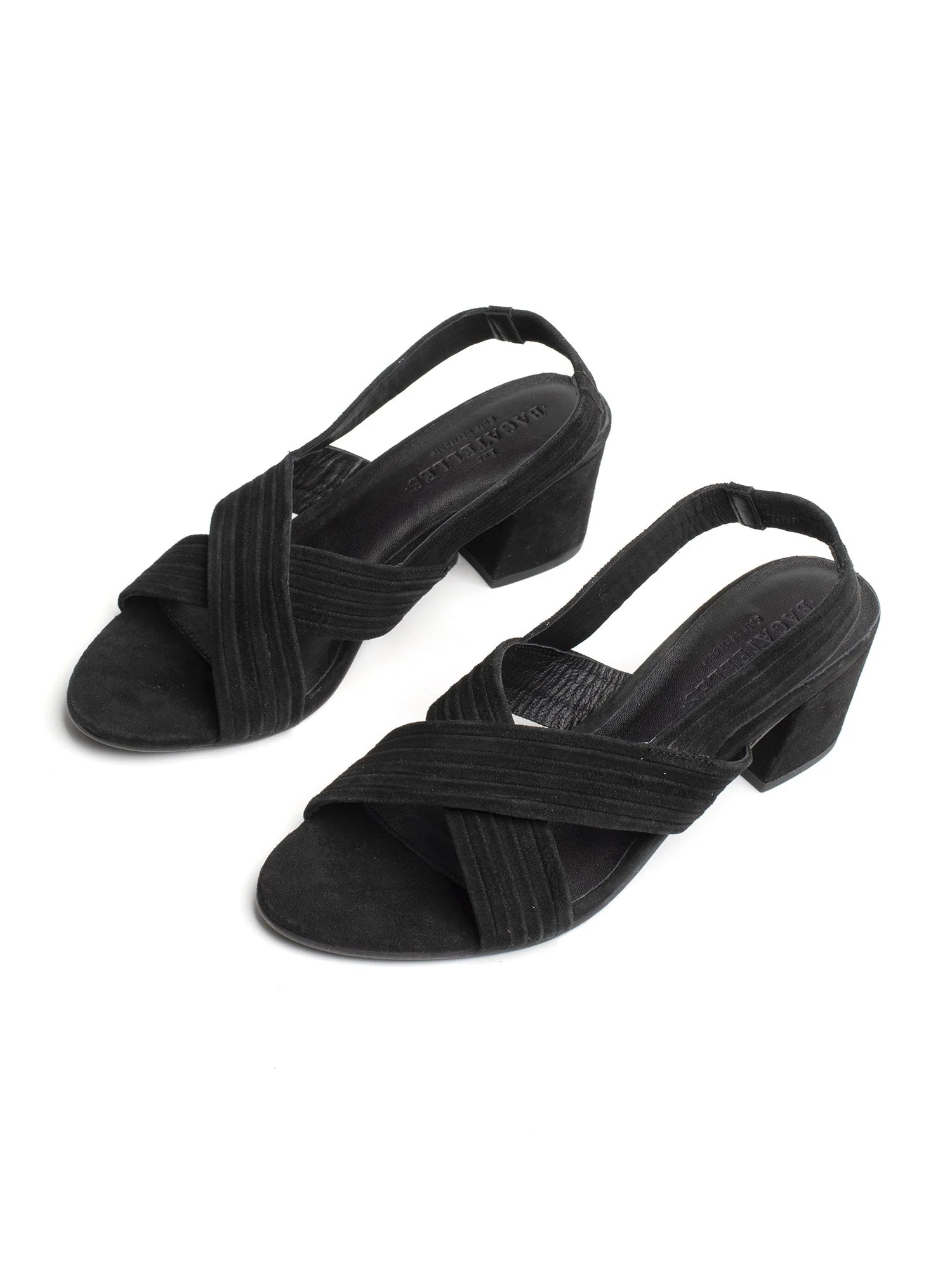 Isi Heeled Sandals - Black