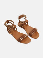 Sandales Plates Brielle - Camel