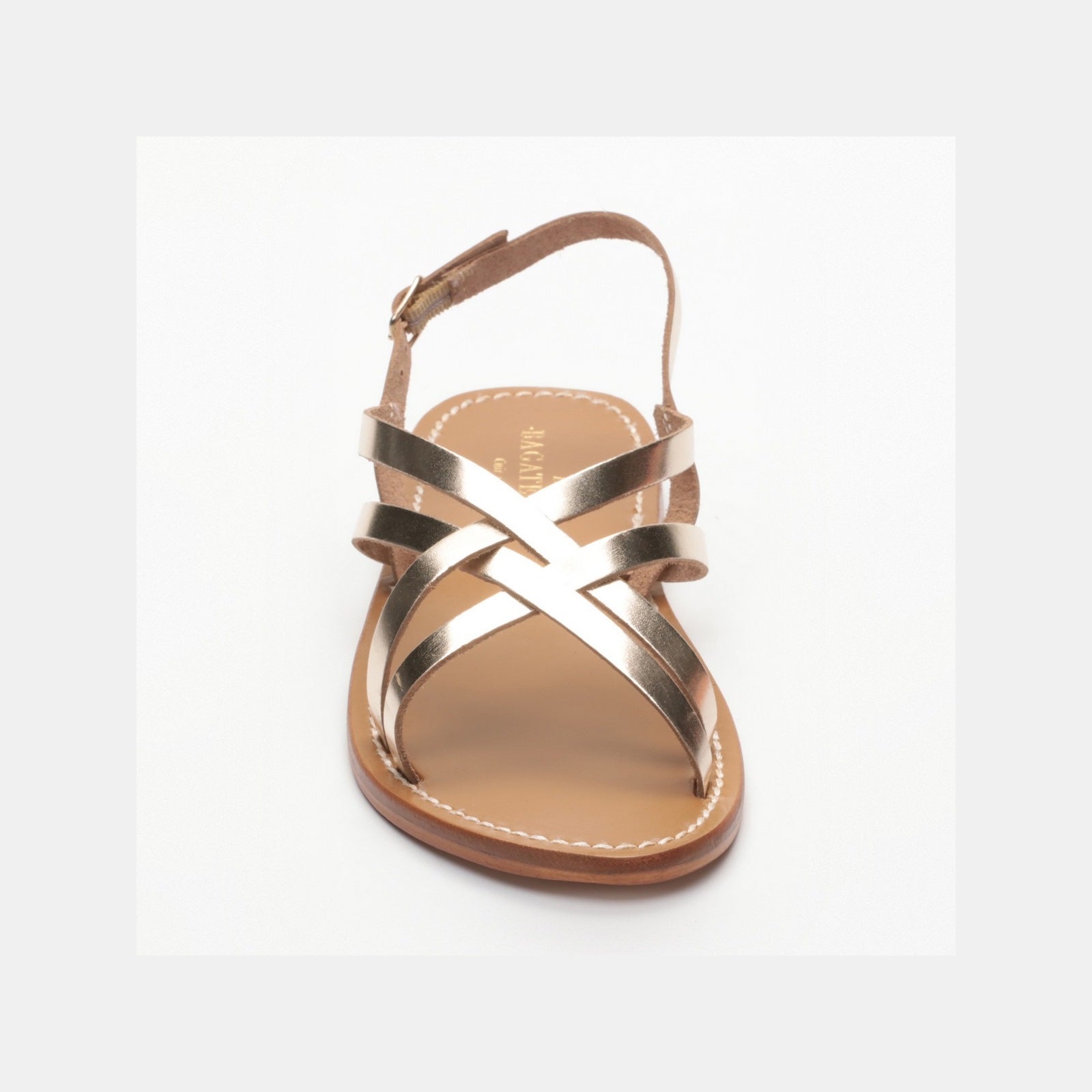 Les Bagatelles - Sandalias Planas Athena - Gold