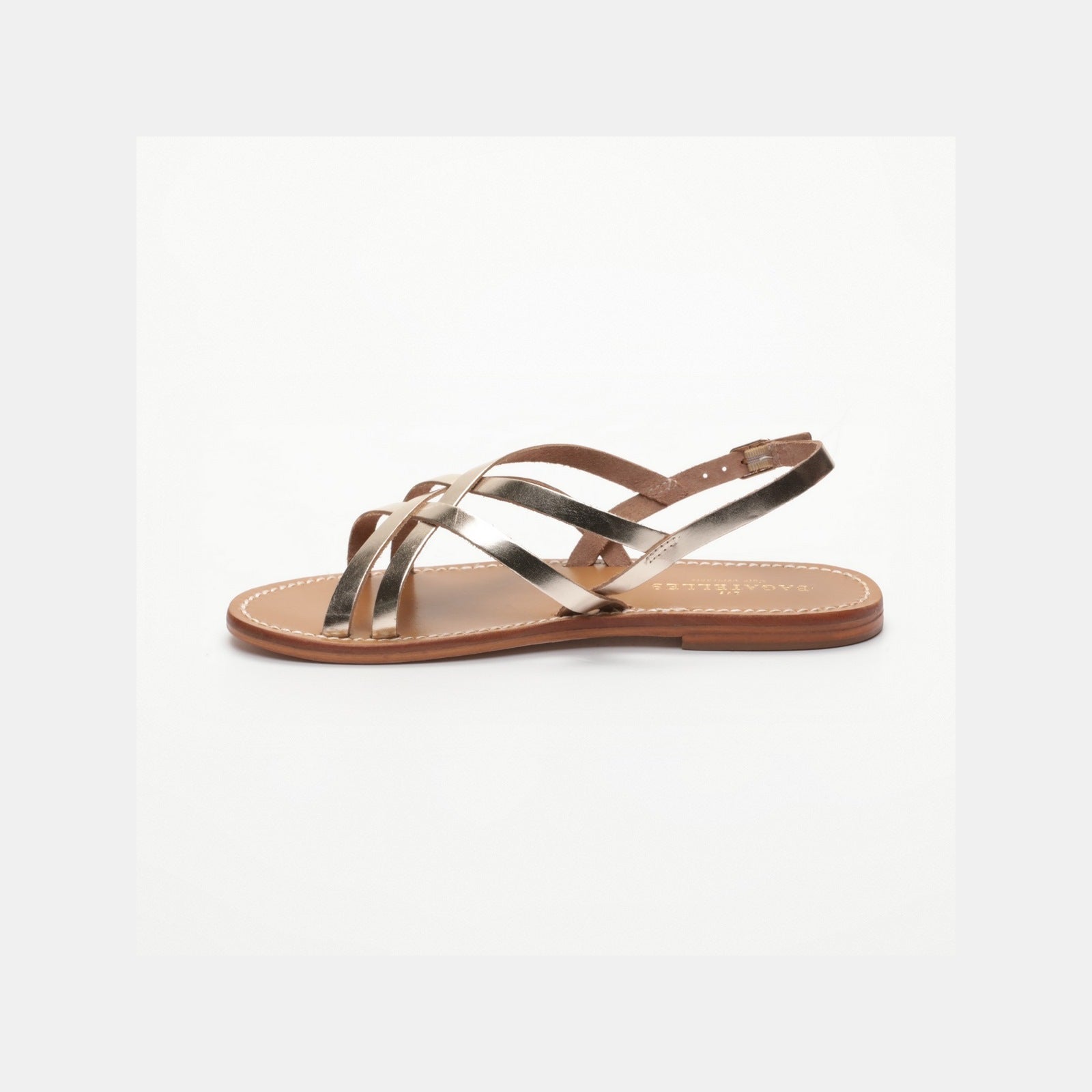 Les Bagatelles - Sandalias Planas Athena - Gold