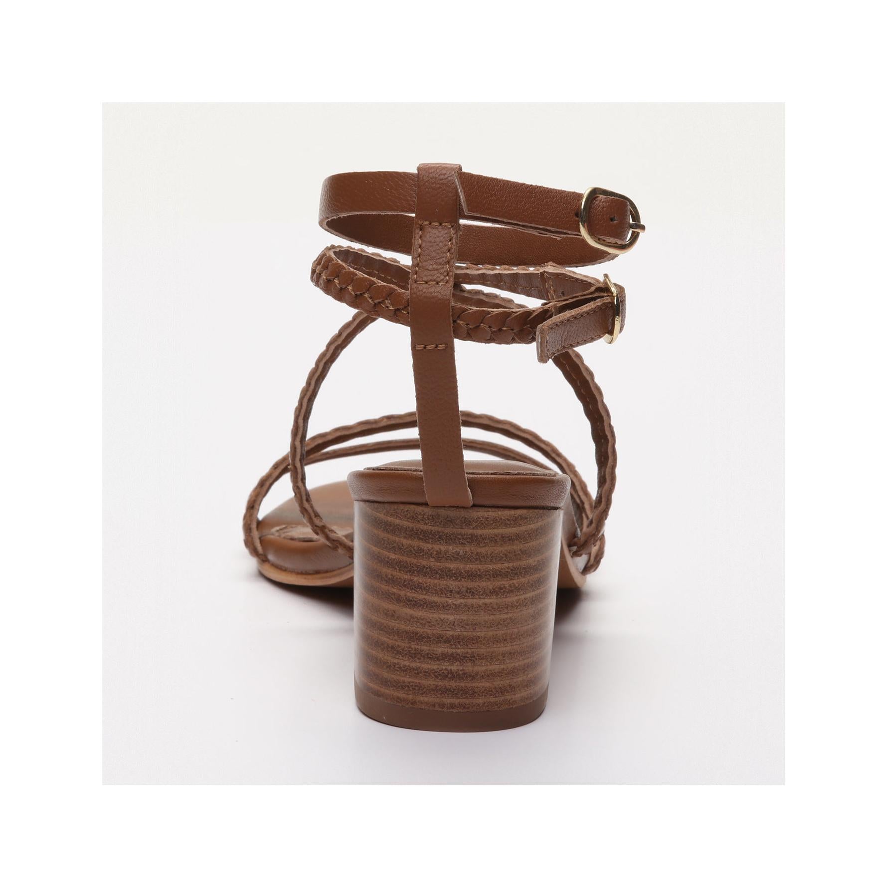 Gentry Heeled Sandals - Camel