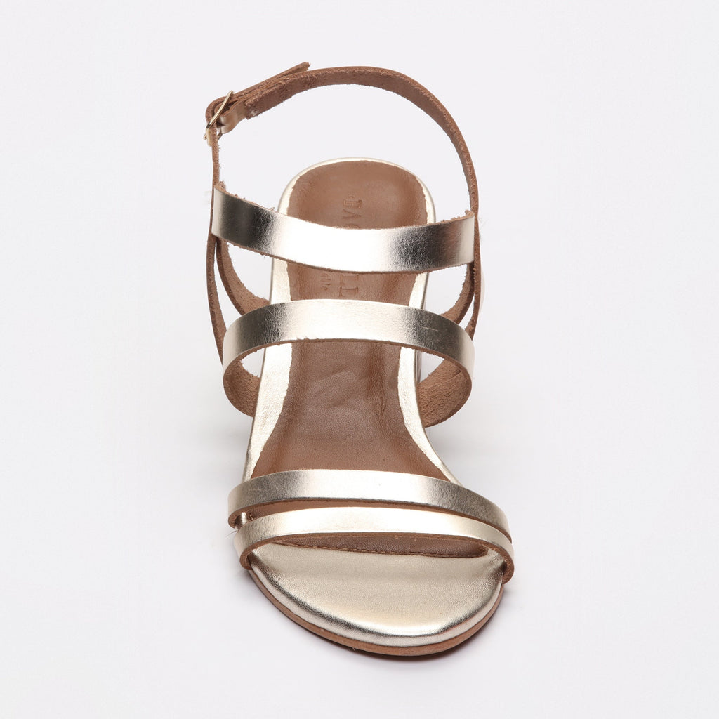 Les Bagatelles - Gala Heeled Sandals - Gold