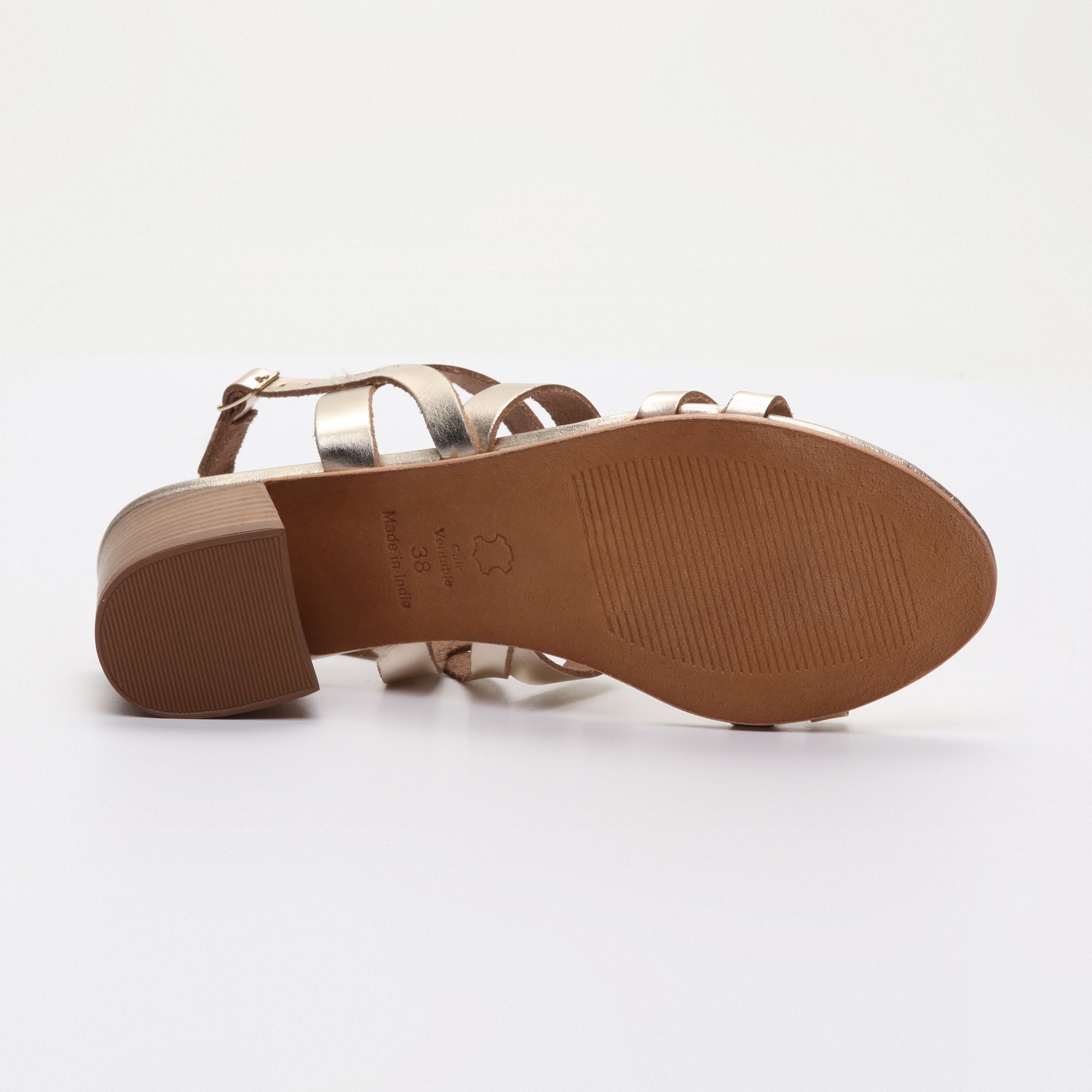 Les Bagatelles - Gala Heeled Sandals - Gold