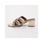Gurnoor Heeled Sandals - Gold