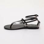 Les Bagatelles - Mosholu Sandals - Pewter Croco