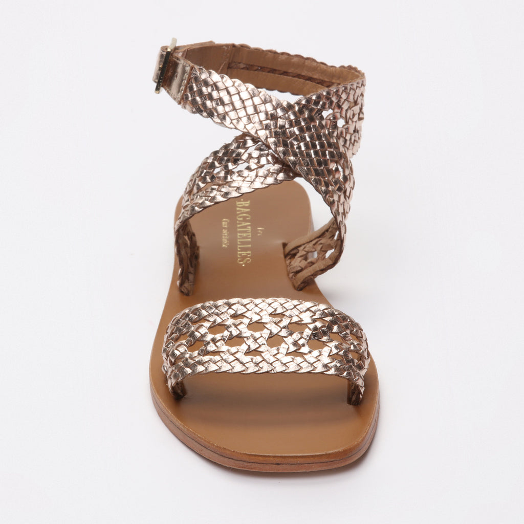 Abitha Gold Sandals