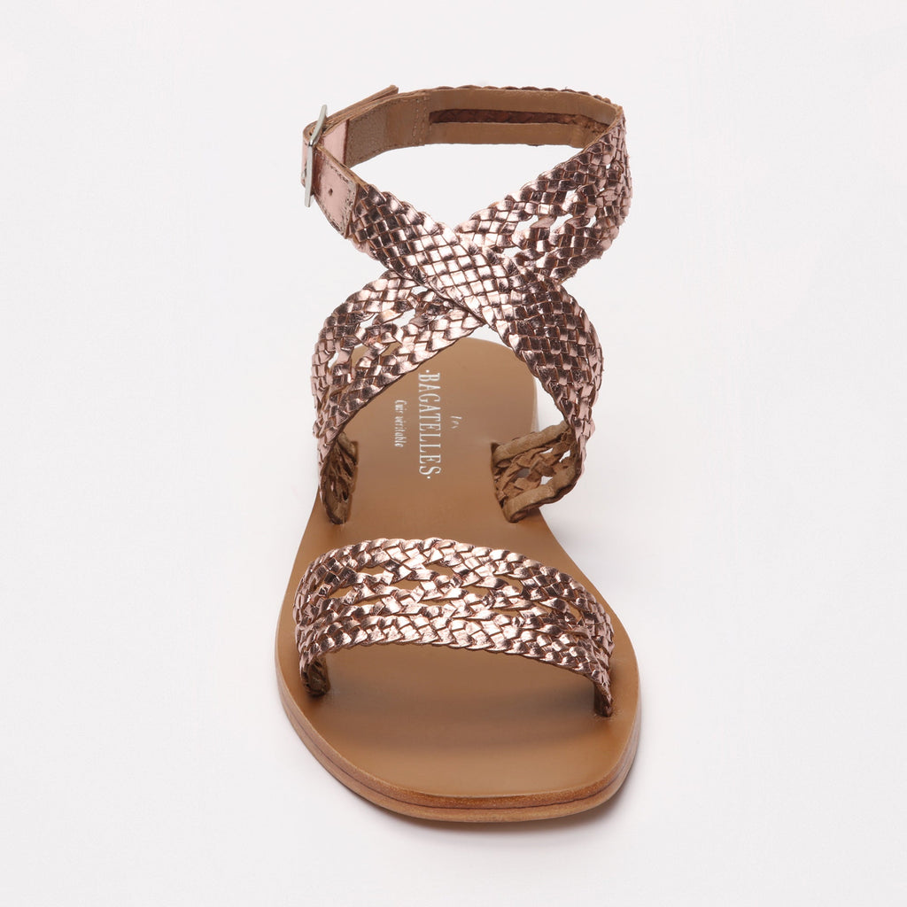 Les Bagatelles - Sandales Abitha - Rosegold