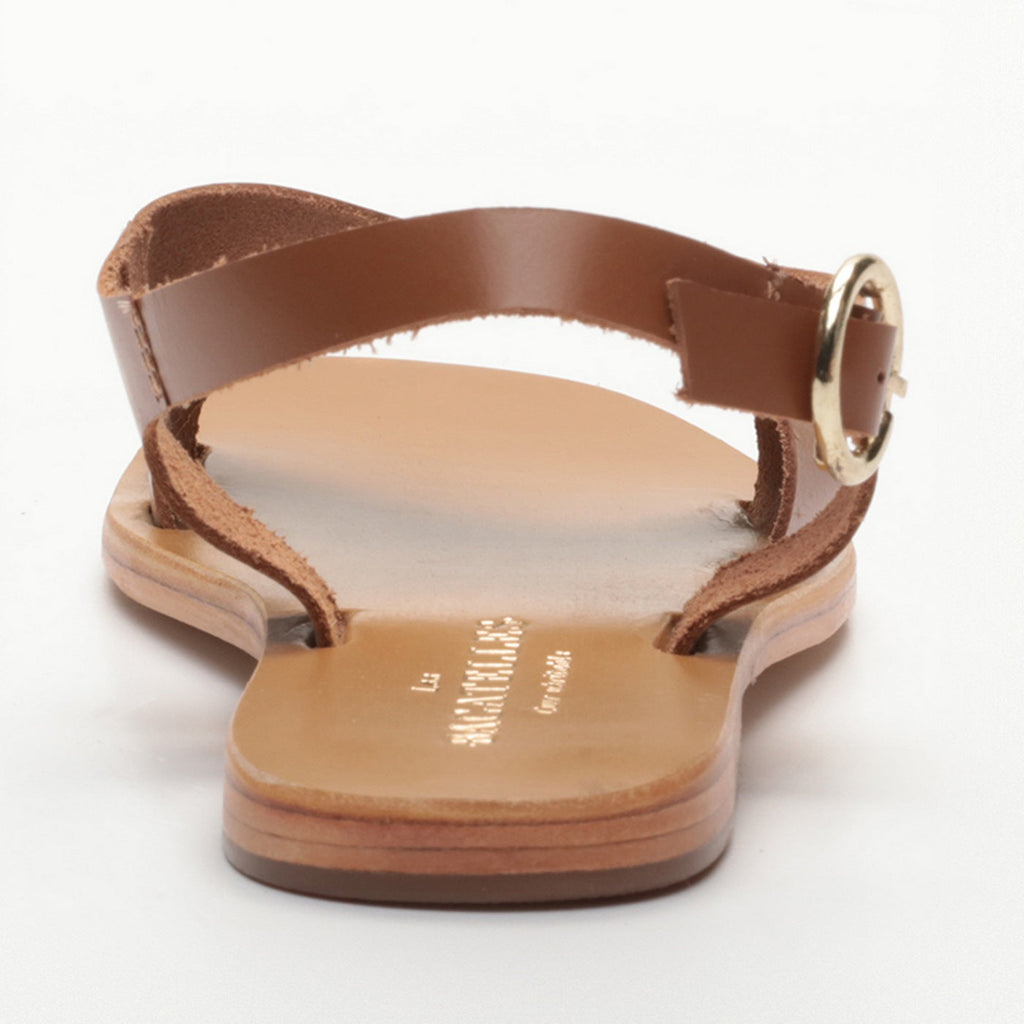 Les Bagatelles - Sandales Plates Akhila - Camel