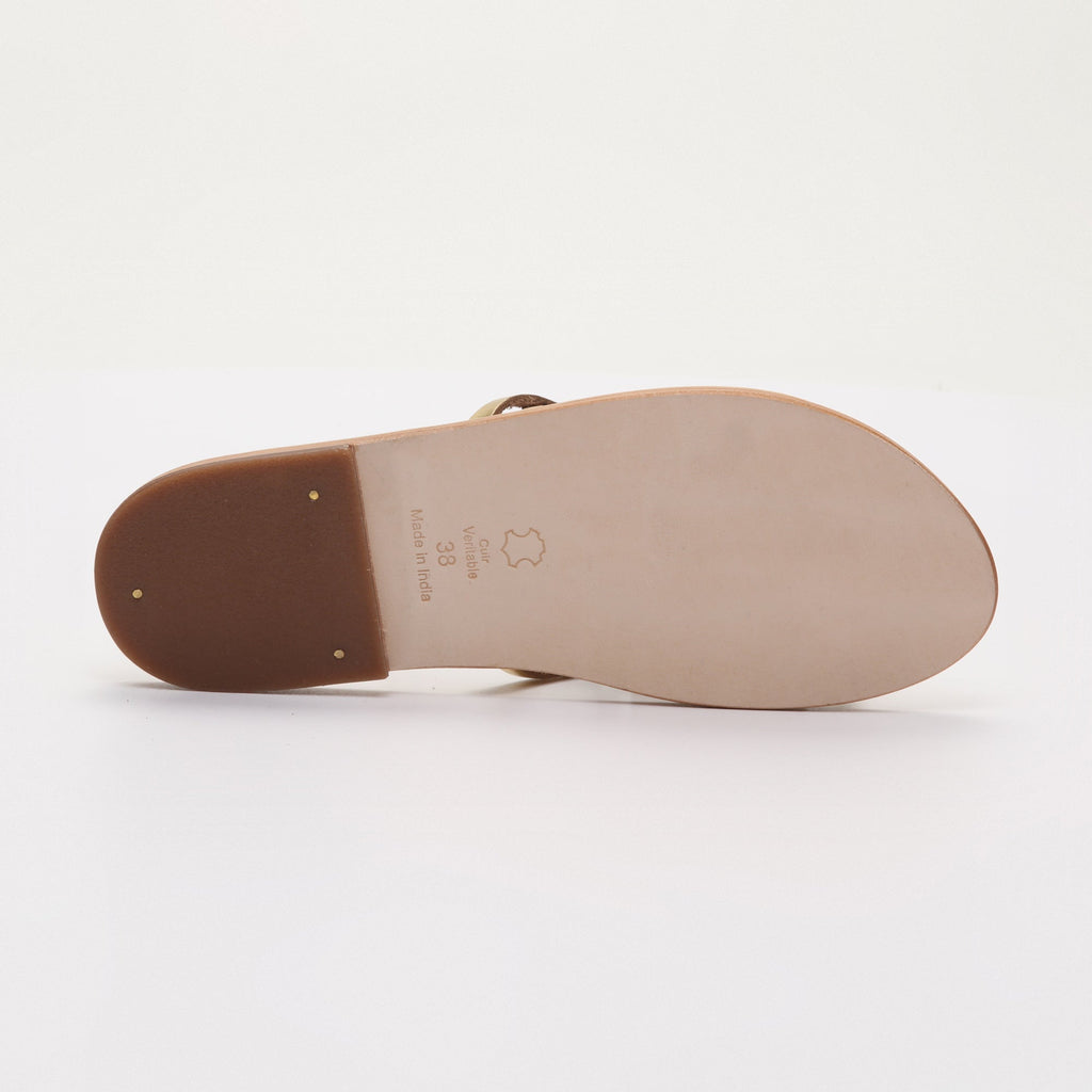 Les Bagatelles - Sandales Chaithvika - Dark Gold