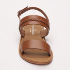 Les Bagatelles - Sandales Plates Champa Camel