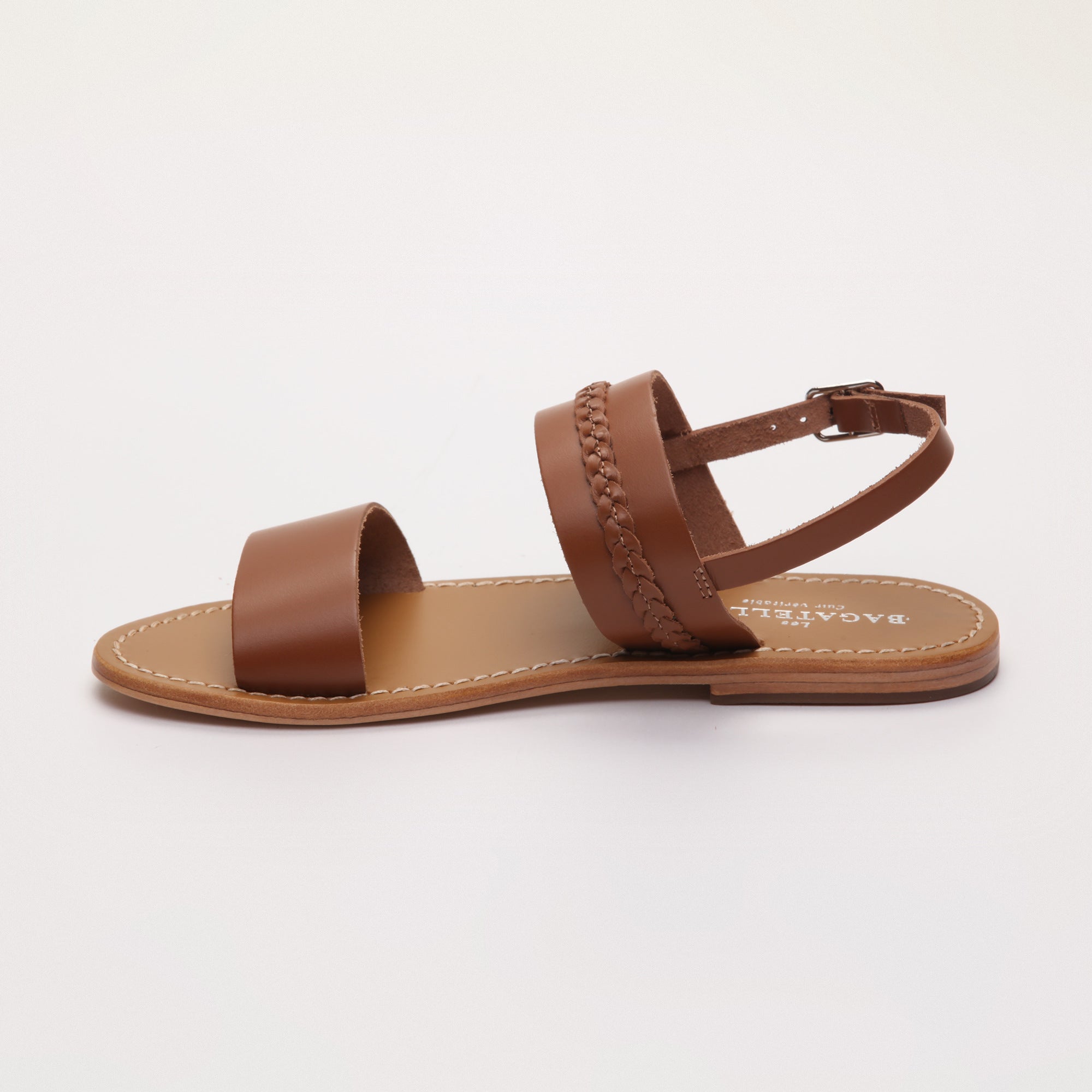 Les Bagatelles - Sandales Plates Champa Camel