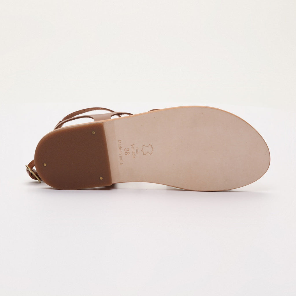 Les Bagatelles - Sandales Chandhini Camel