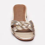 Les Bagatelles - Sandales Talons Gifi - Gold