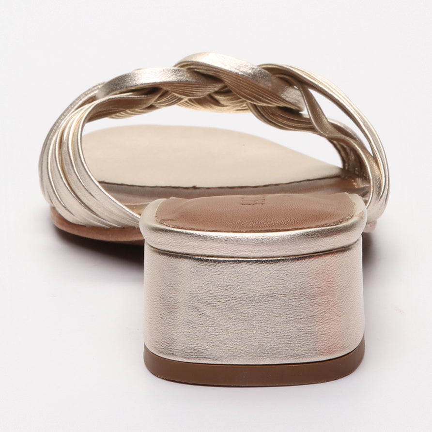 Les Bagatelles - Sandales Talons Gifi - Gold