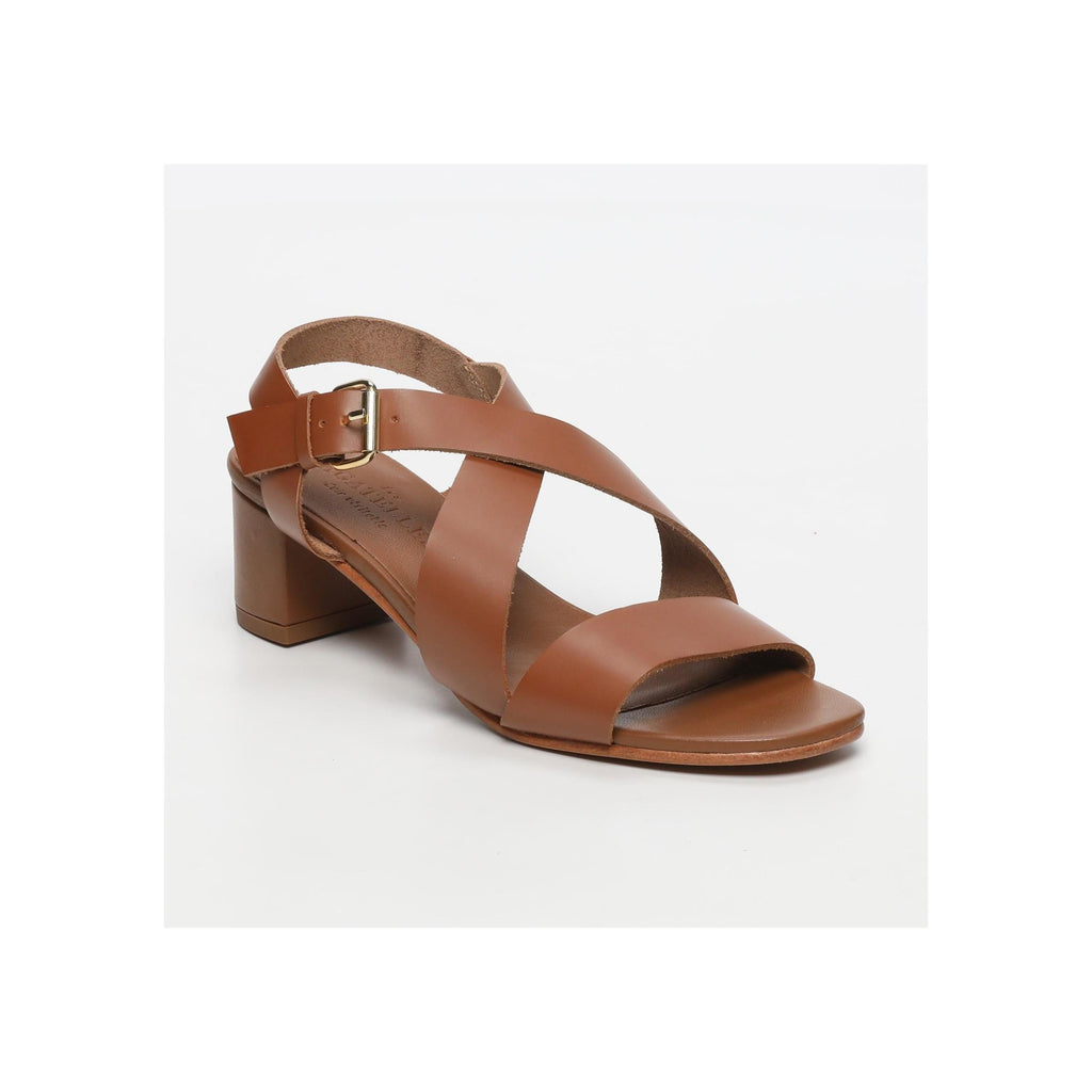 Les Bagatelles - Heeled Sandals Genesis - Camel