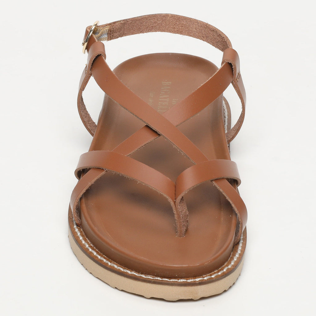 Les Bagatelles - Sandalias Planas Origone Camel