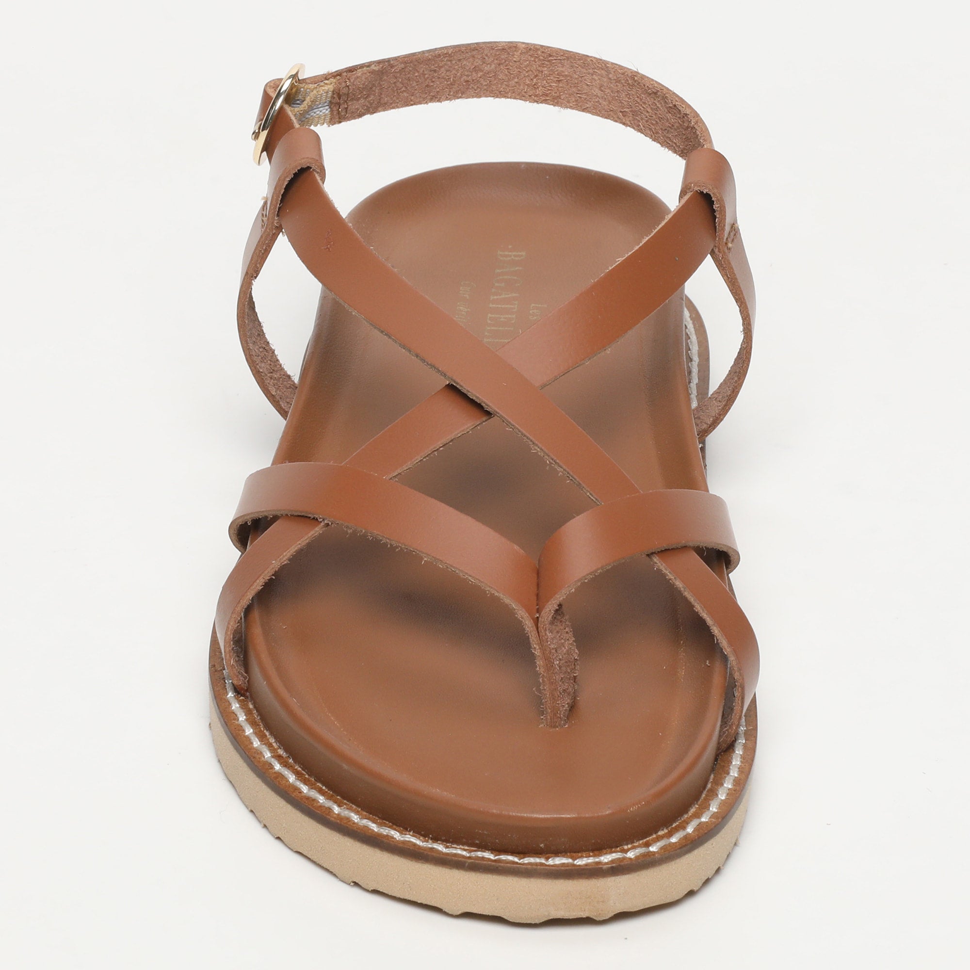 Les Bagatelles - Sandalias Planas Origone Camel