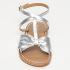 Les Bagatelles - Conesa Flat Sandals - Silver