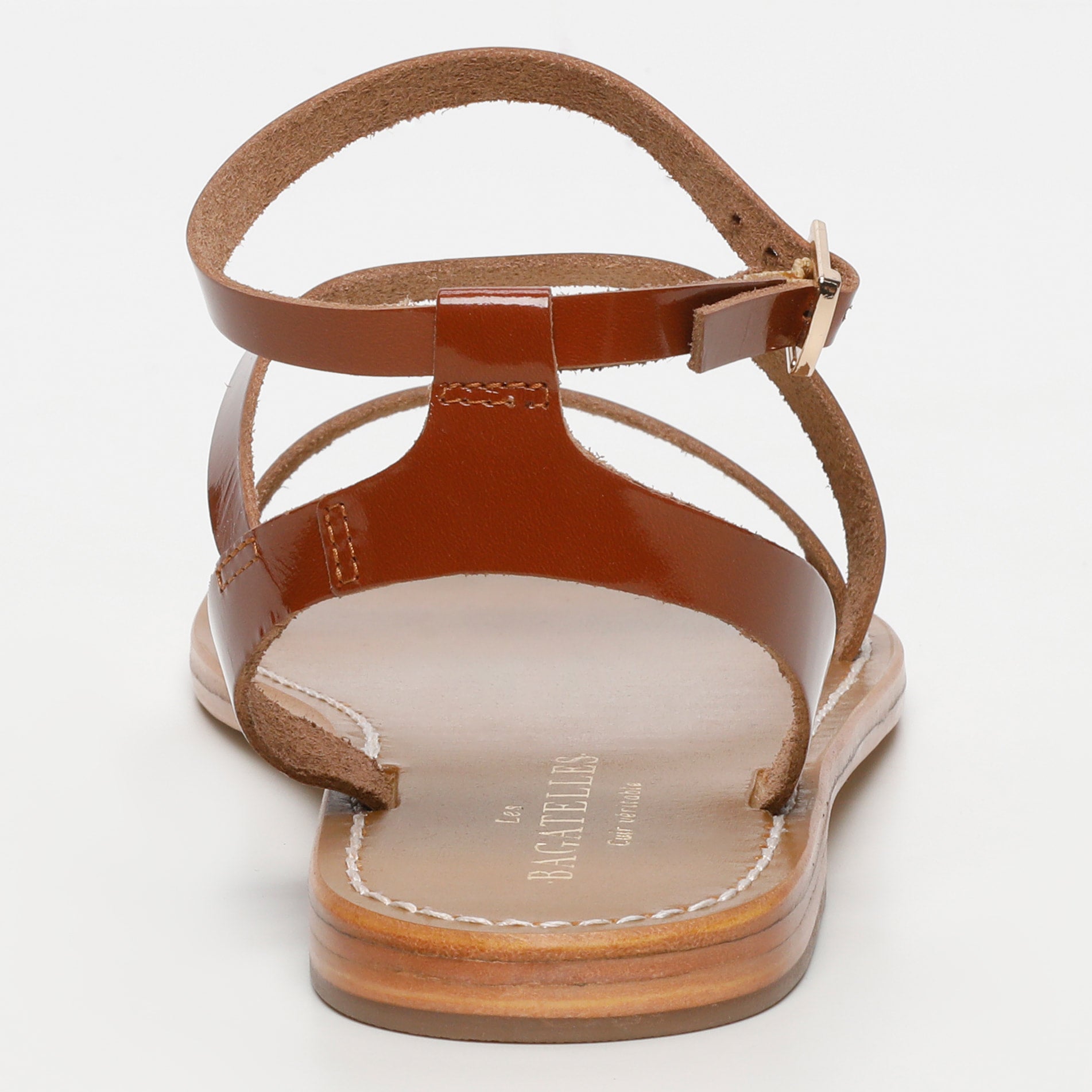 Les Bagatelles - Sandalias Coney - Charol camel