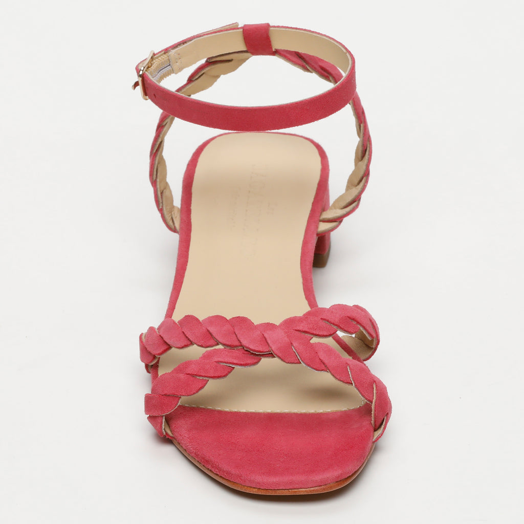 Hateya Heeled Sandals - Raspberry