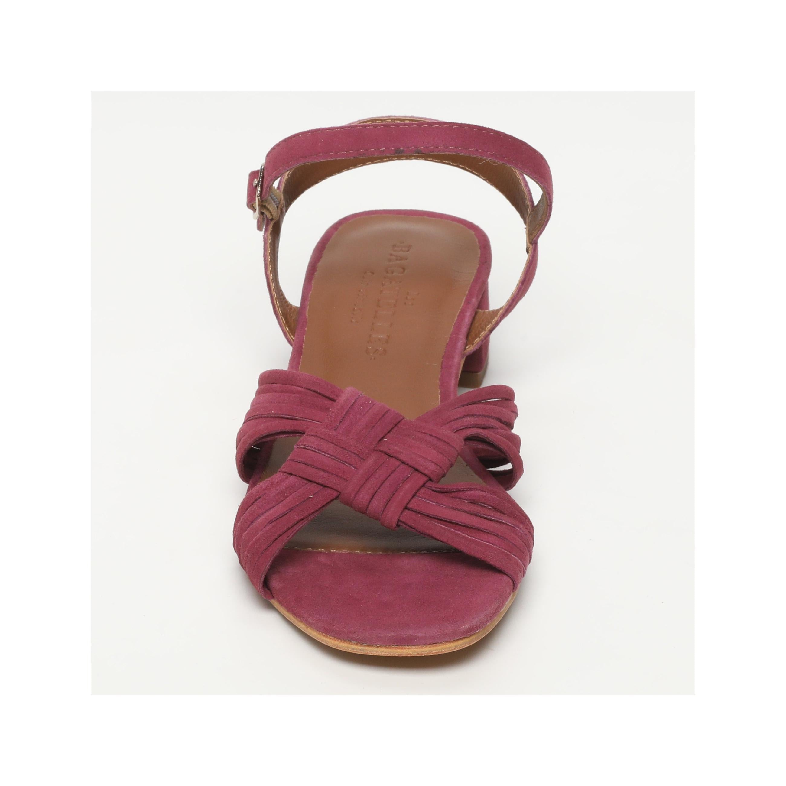Themis Heeled Sandals - Dark Purple