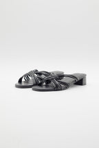 Tilcara Heeled Sandals - Black