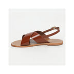 Sibella Sandals - Camel Patent