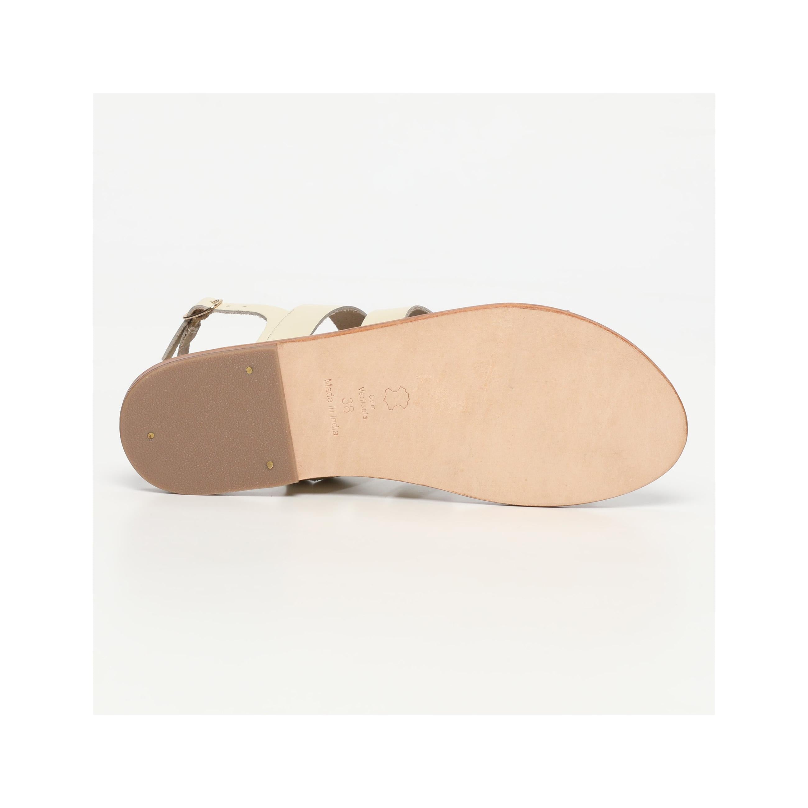 Jade Sandals - Ivory