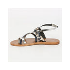 Sandalias Cardamomo - Plateado, azul marino y dorado