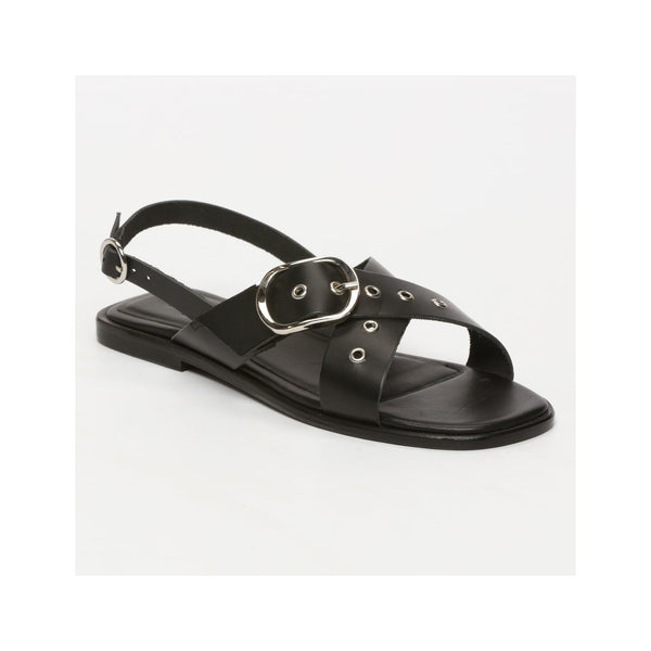 Sandalias Celeste - Negro