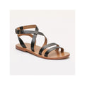 Sandales Malini - Croco Noir