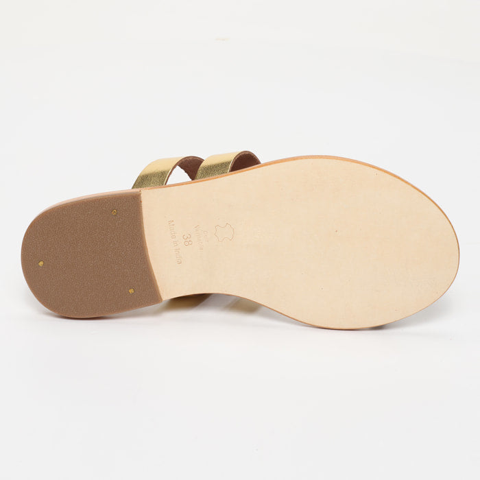 Sandales Fiona - Dark Gold & Black