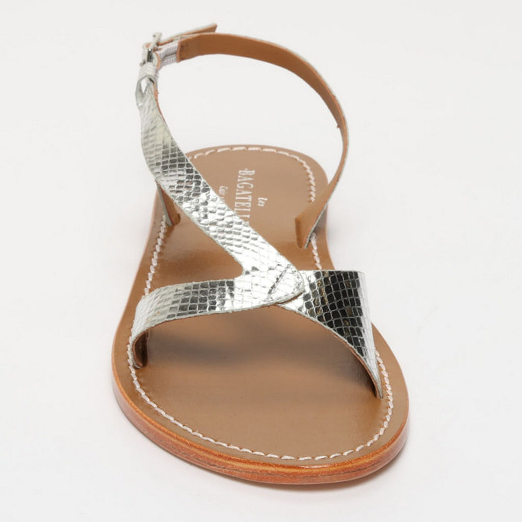 Amadrya Sandals - Silver Snake