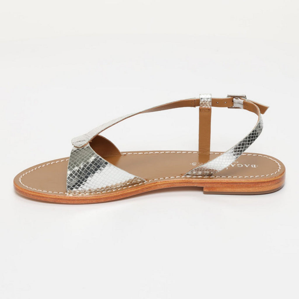 Amadrya Sandals - Silver Snake