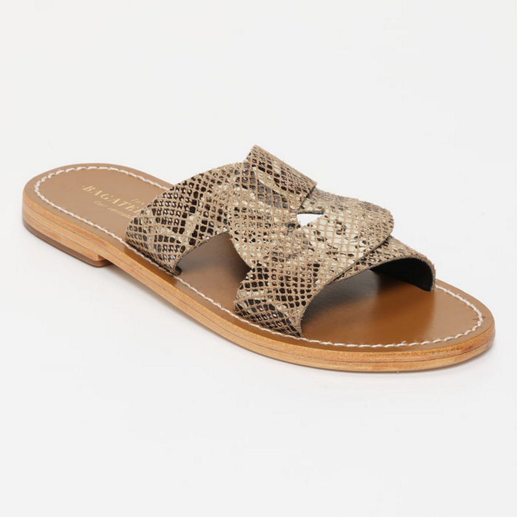 Sandalias Aditri - Beige Snake