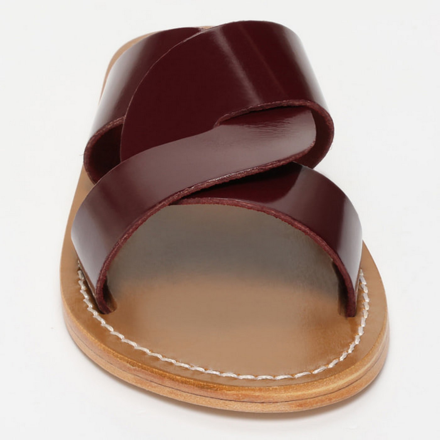 Sandalias Aditri - Black Berry Patent