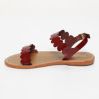 Sandalias Domizia - Arándano Charolado