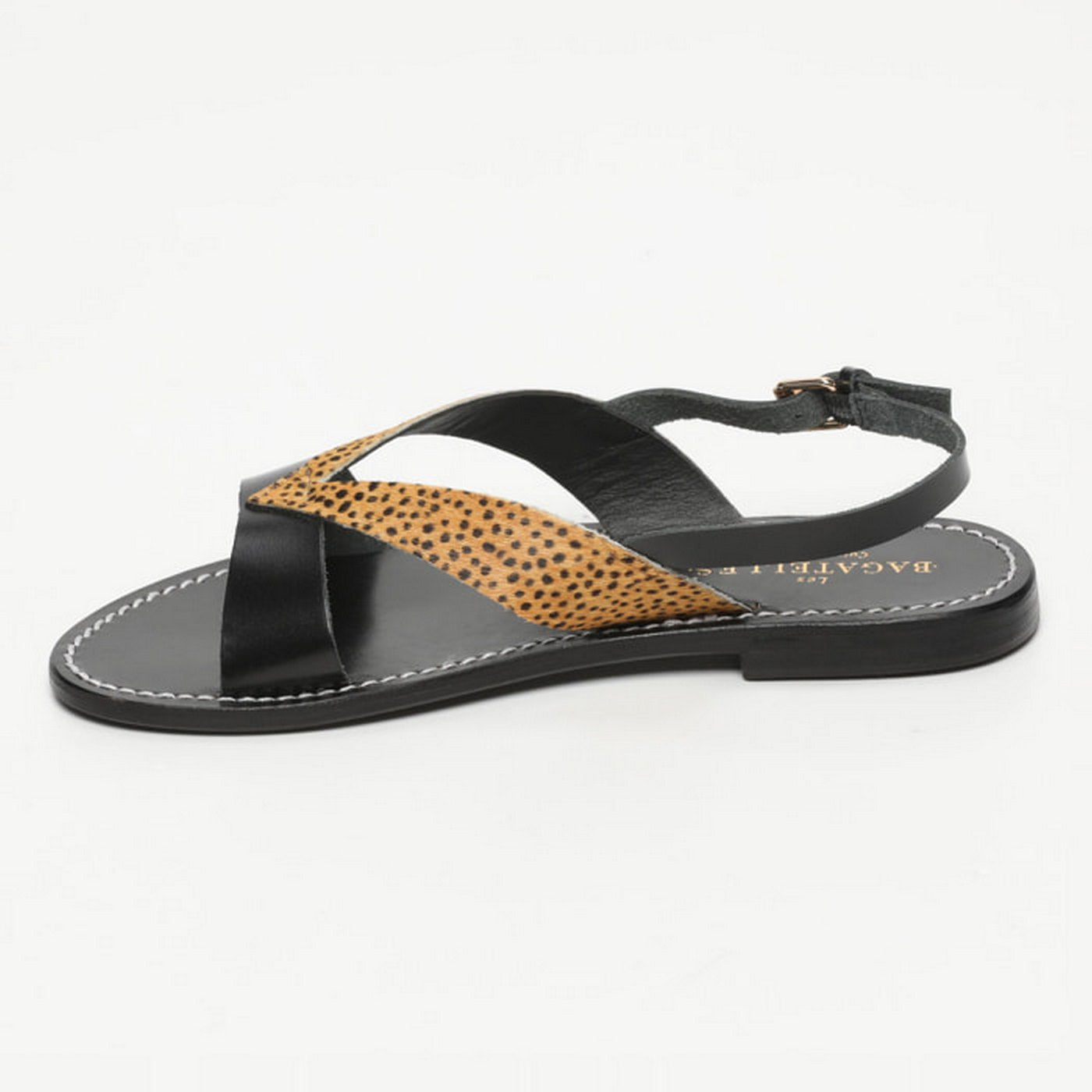 Sandalias Oceana - Lunares Vaca/Negro
