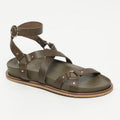 Mira Sandals - Khaki Lizard