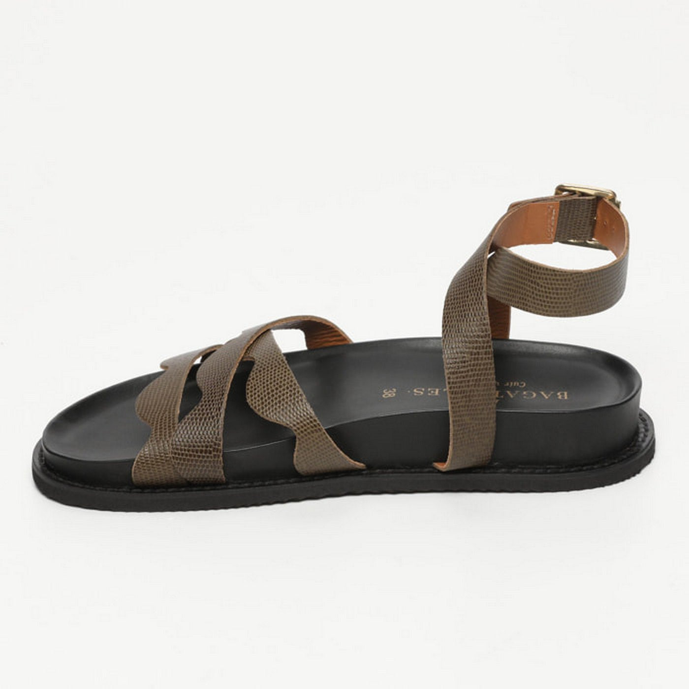 Vasto Sandals - Khaki Lizard