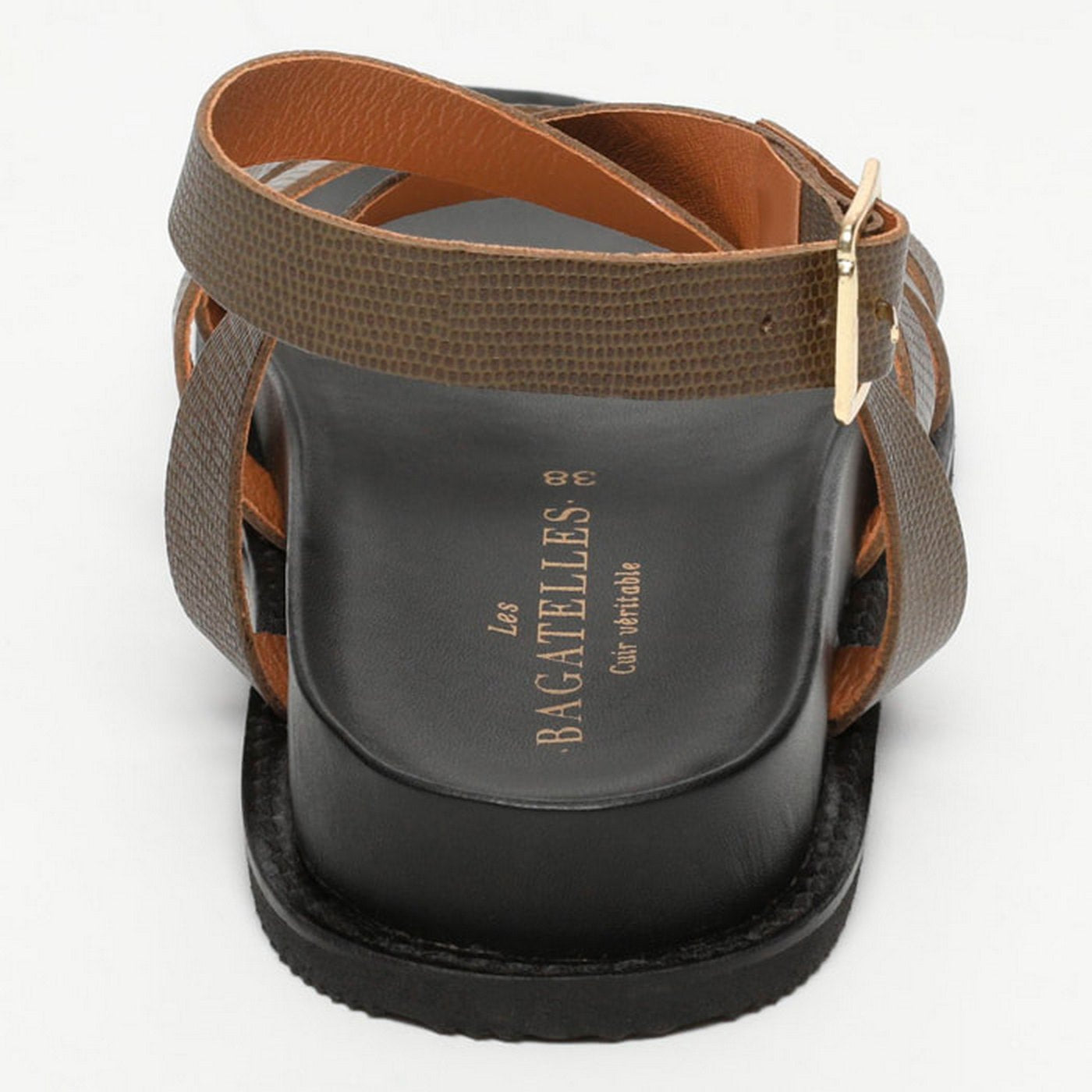 Vasto Sandals - Khaki Lizard