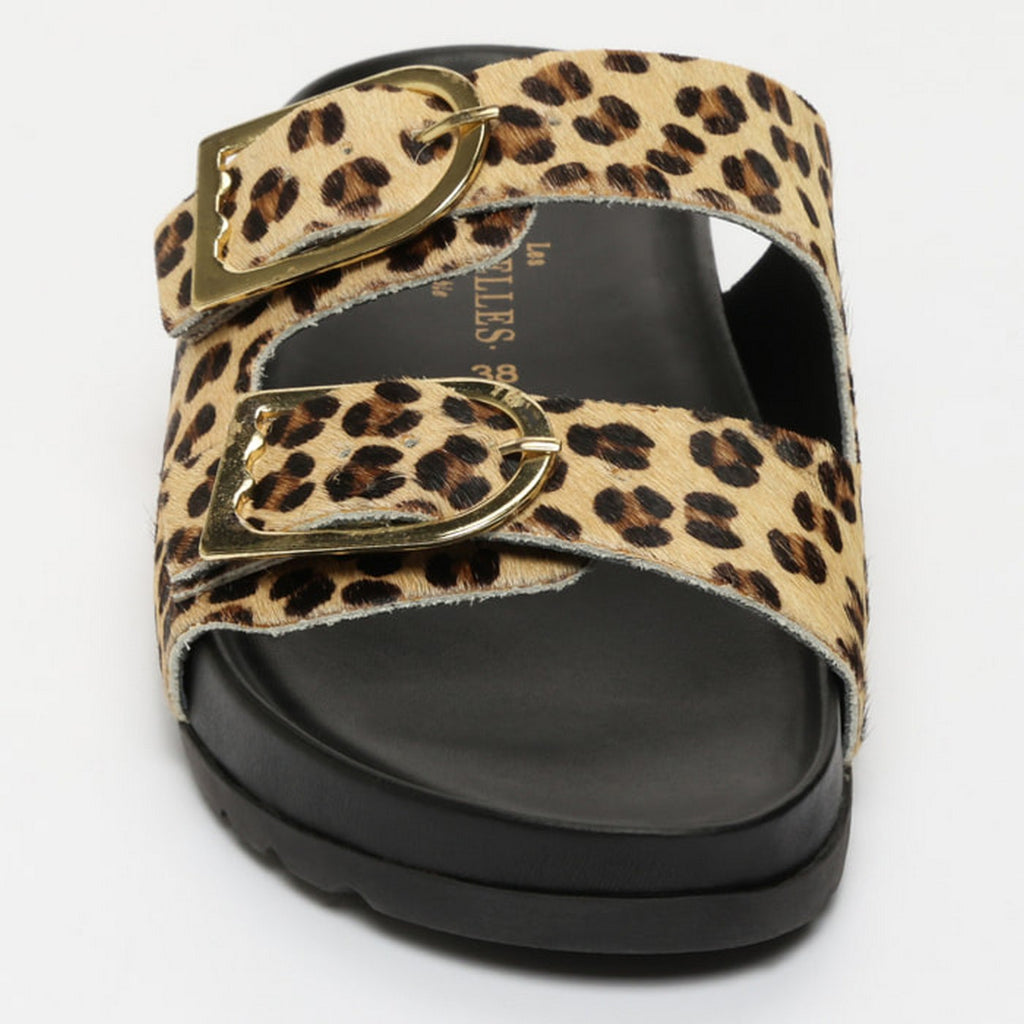 Aishani Sandals - Leopard
