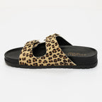 Aishani Sandals - Leopard