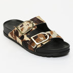 Sandales Aishani - Cow Print