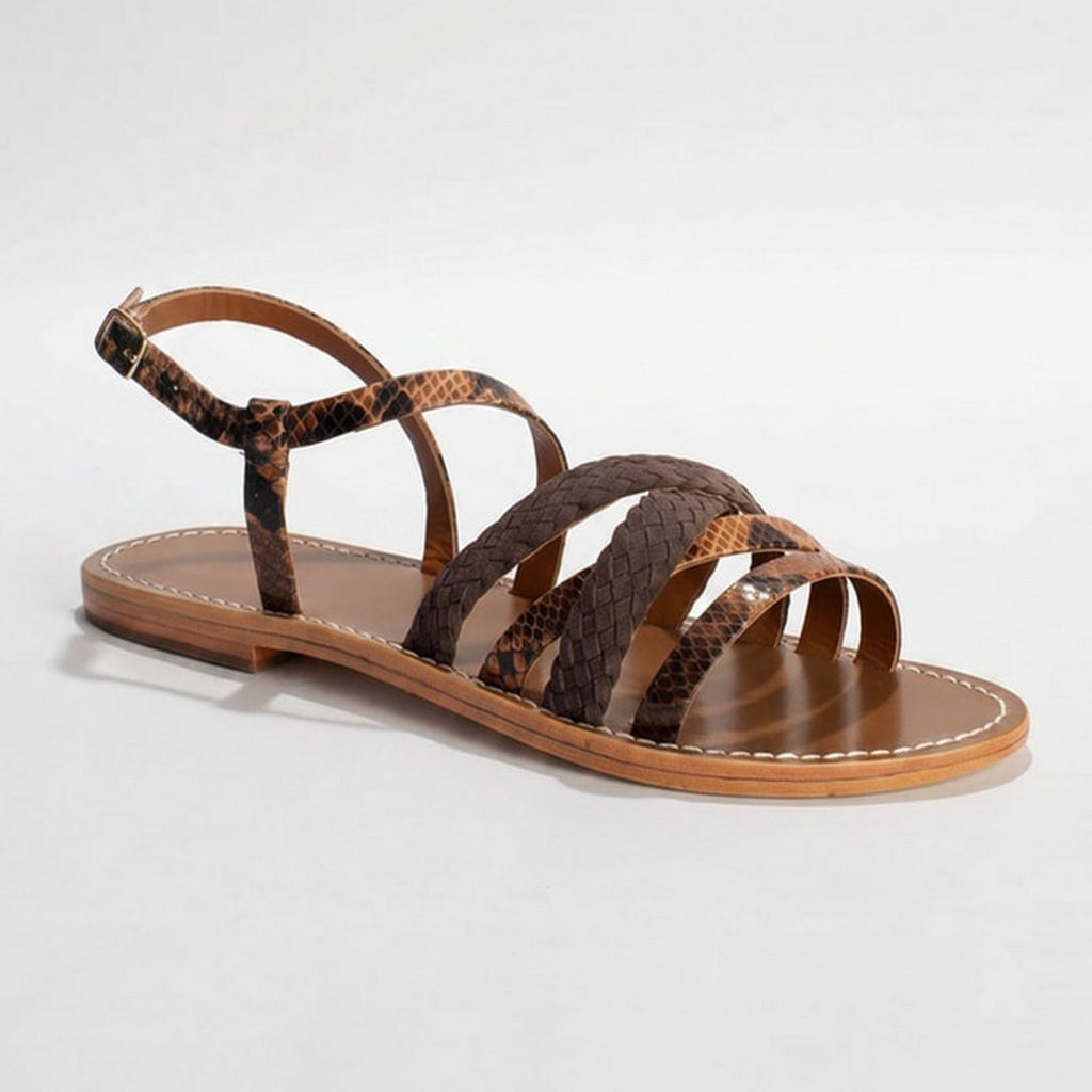 Sandalias Myrtille - Brown Snake/Chocolat