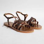 Sandalias Myrtille - Brown Snake/Chocolat