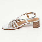 Nigella Heeled Sandals - Silver