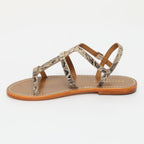 Sandales Huerta - Beige Snake