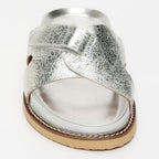 Sandales Manuela - Silver Crackle