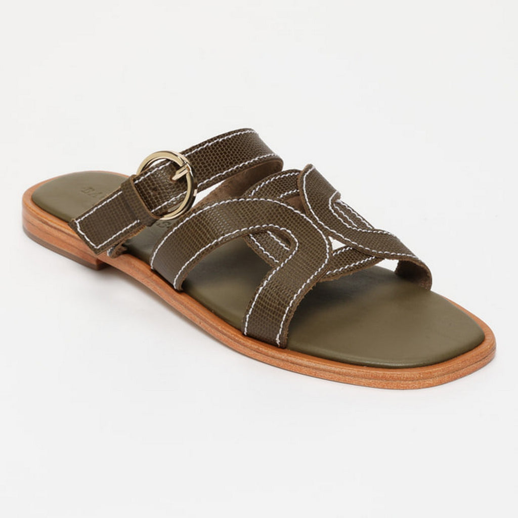Sandalias Rocio - Kaki Lizard